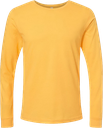 3501CVC T-Shirt cendré manches longues unisexe