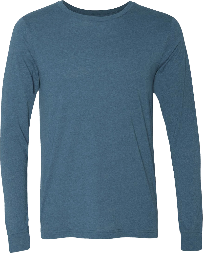 3501CVC T-Shirt cendré manches longues unisexe