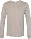 3501CVC T-Shirt cendré manches longues unisexe