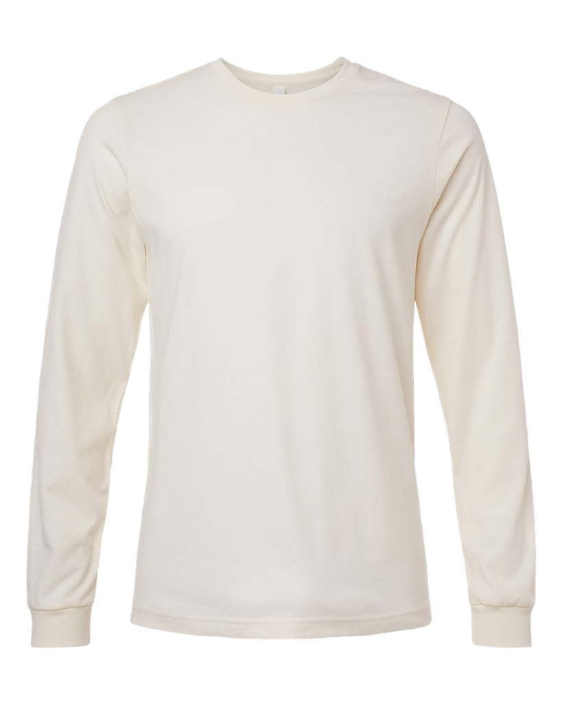3501CVC T-Shirt cendré manches longues unisexe
