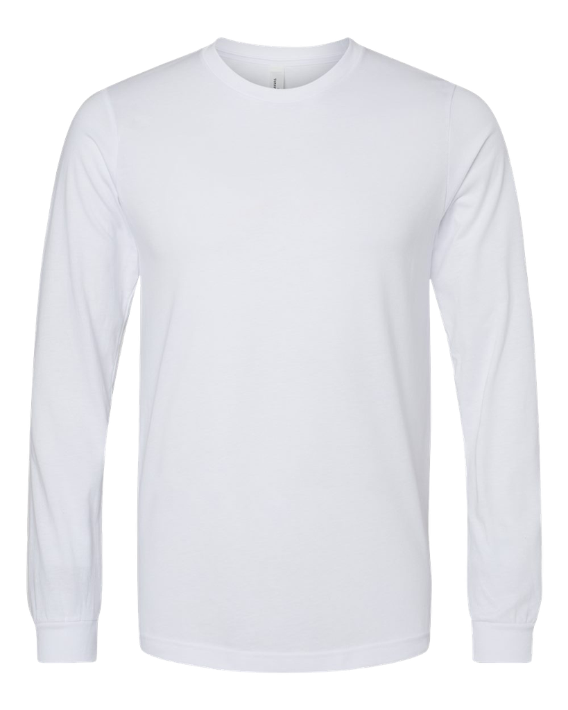3501CVC T-Shirt cendré manches longues unisexe