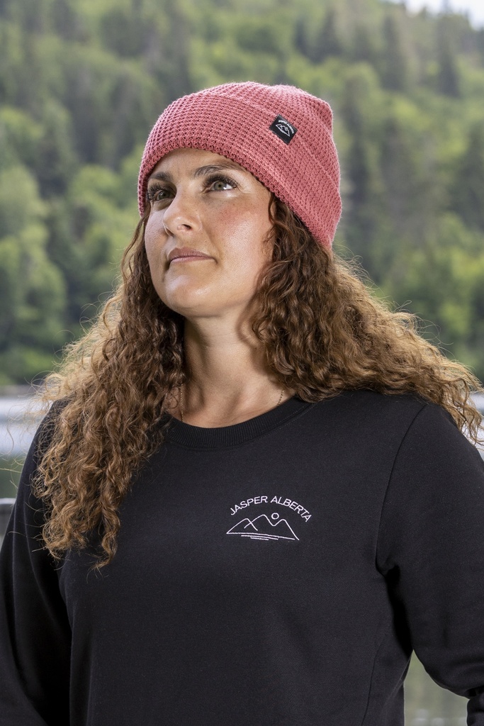 920 Tuque à rebord gaufrée