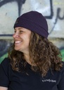 920 Tuque à rebord gaufrée