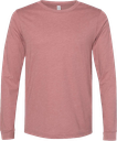 3501CVC T-Shirt cendré manches longues unisexe