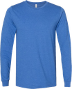 3501CVC T-Shirt cendré manches longues unisexe