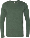 3501CVC T-Shirt cendré manches longues unisexe