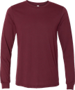 3501CVC T-Shirt cendré manches longues unisexe