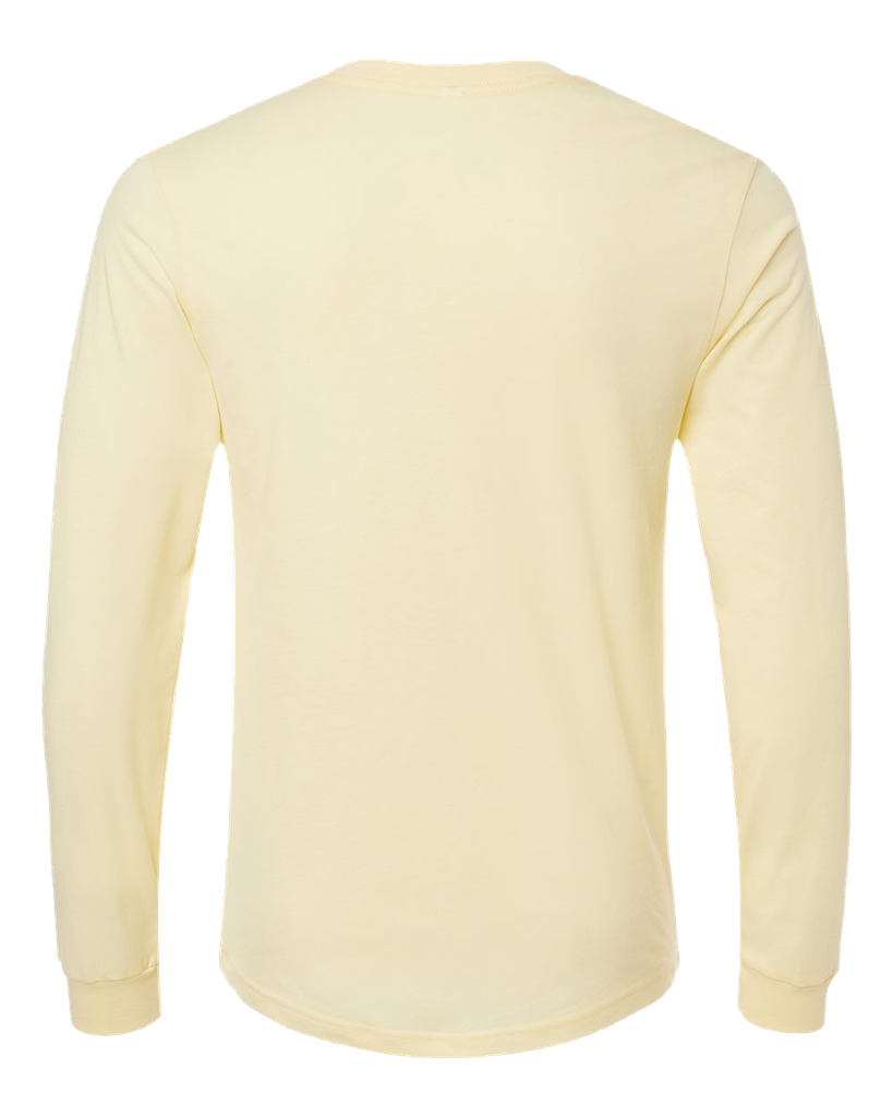 3501CVC T-Shirt cendré manches longues unisexe