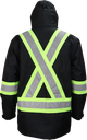 830X4 Manteau 4 en 1 haute visibilité résistant à l'eau