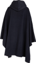 XP9012 Poncho en polar à capuchon