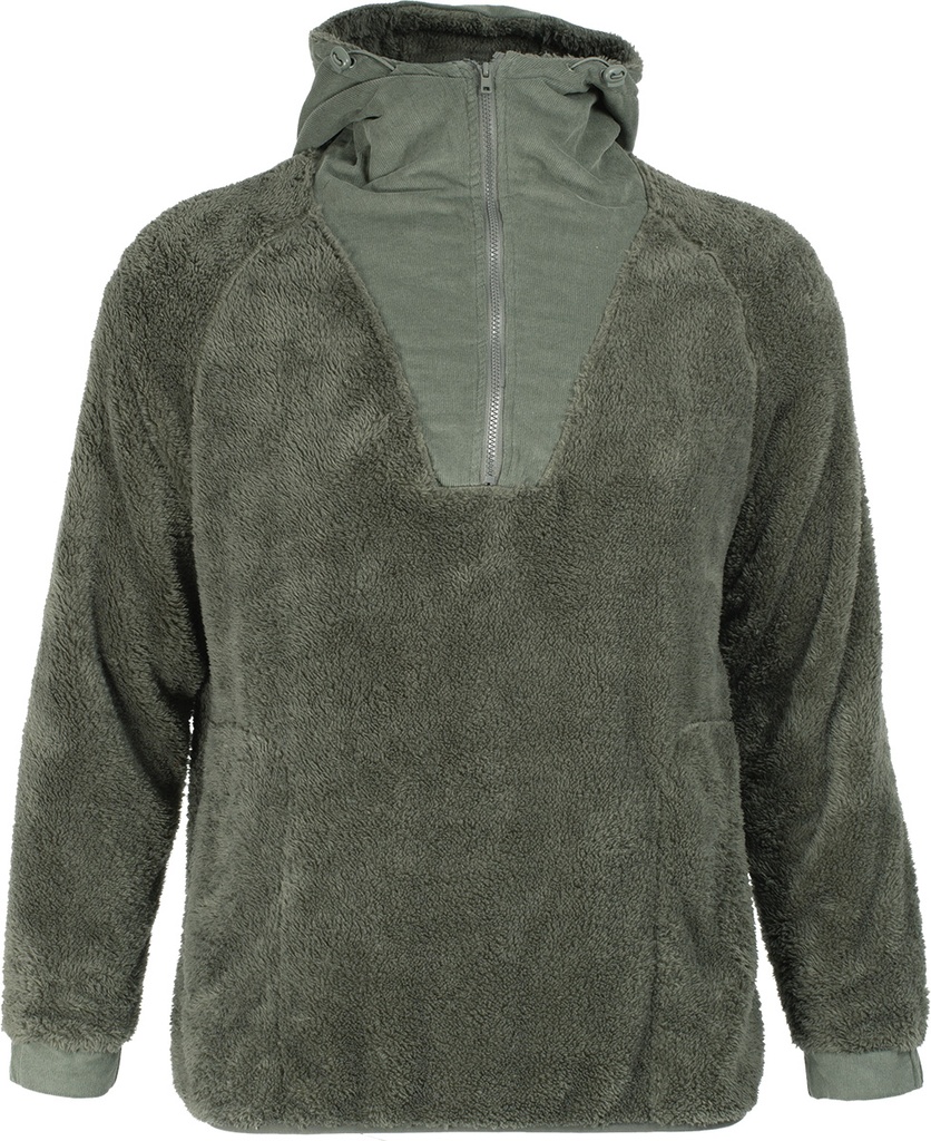 XS220U Chandail 1/4 zip en sherpa avec capuchon