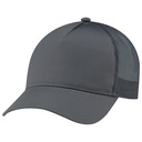 5970L Casquette filet en nylon femme Charbon