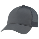 5970L Casquette filet en nylon femme Charbon