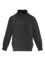 ZT366 Pull en molleton brossé à quart de zip unisexe
