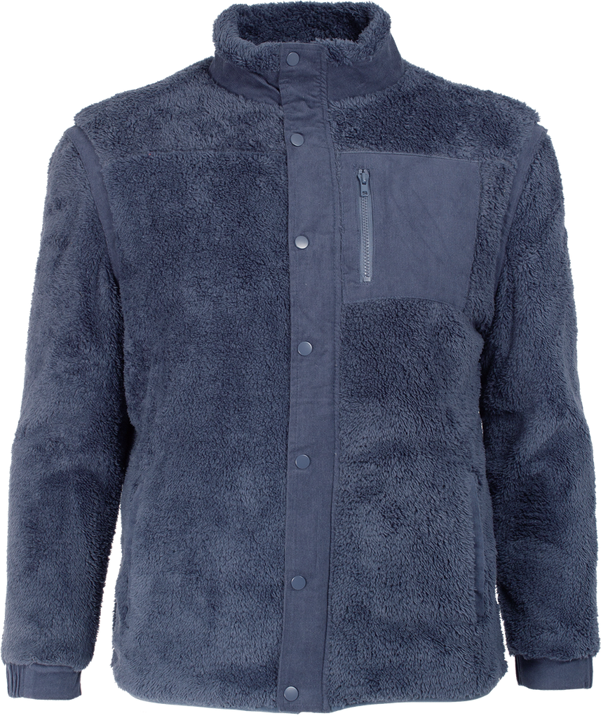 XS440U Manteau en sherpa avec manches amovibles