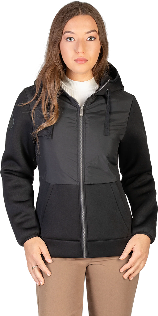 KLH002 Manteau scuba ultraléger NOIR femme