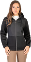 KLH002 Manteau scuba ultraléger NOIR femme