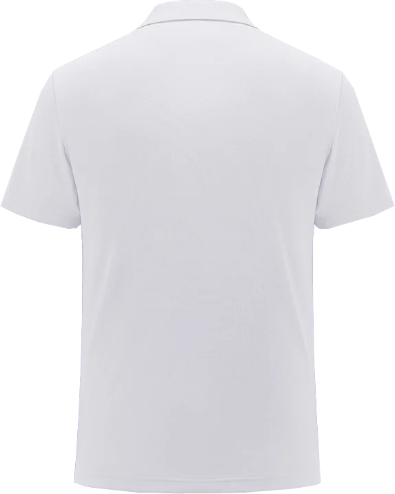 S05785 Polo piqué blanc