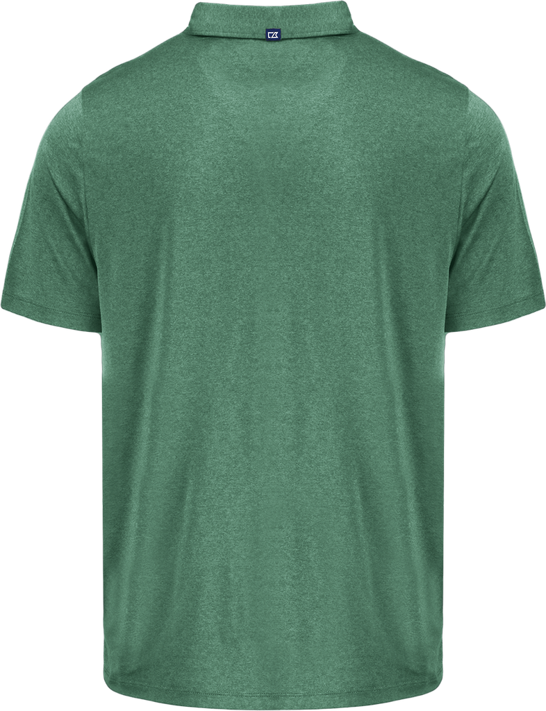 MCK01327 Polo recyclé homme-vert chasseur-dos