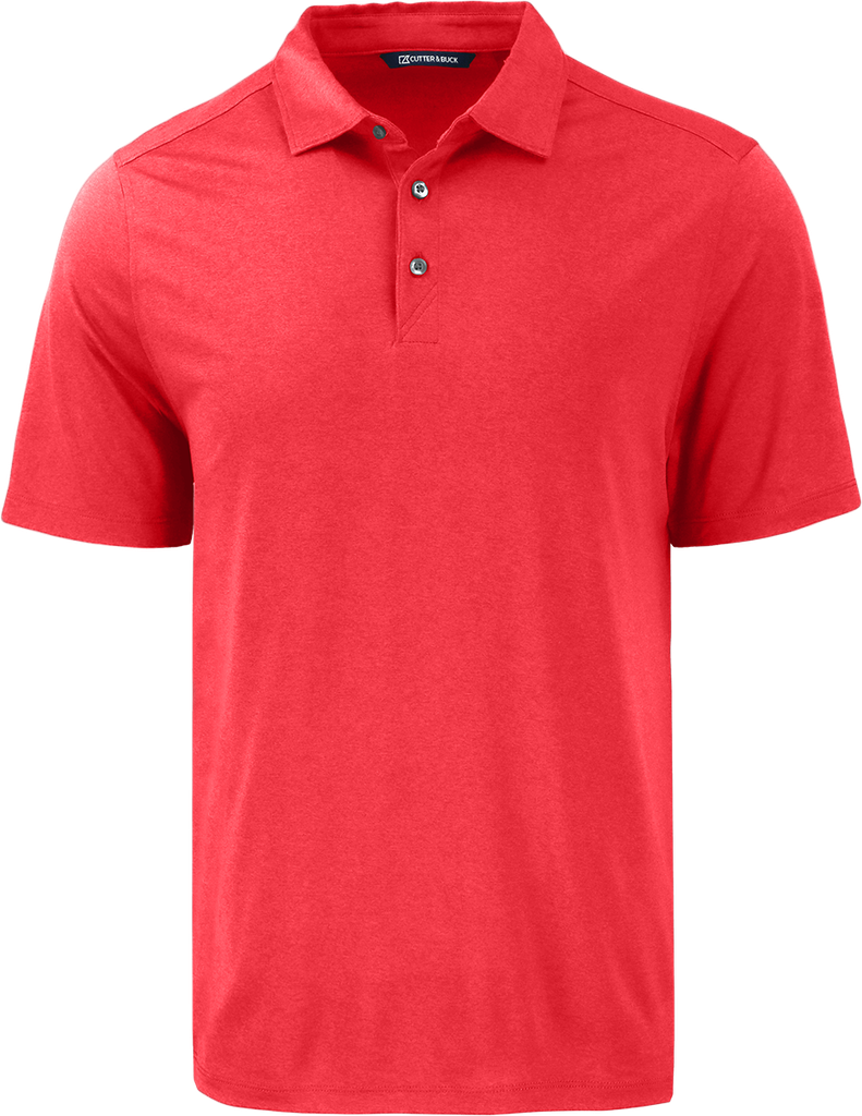 MCK01327 Polo recyclé homme-rouge