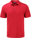 MCK01327 Polo recyclé homme-rouge cardinal