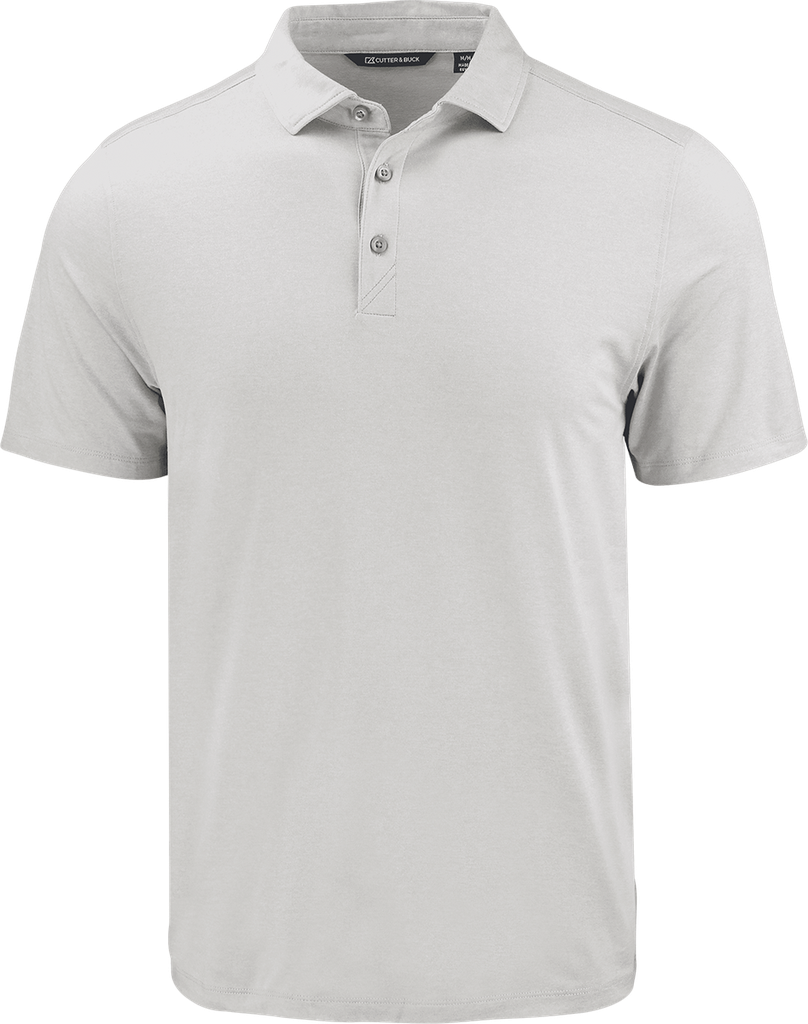 MCK01327 Polo recyclé homme-gris beton