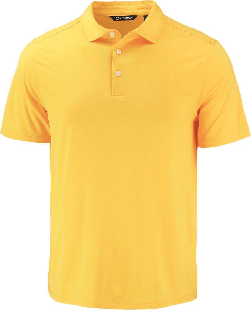 MCK01327 Polo recyclé homme-college gold