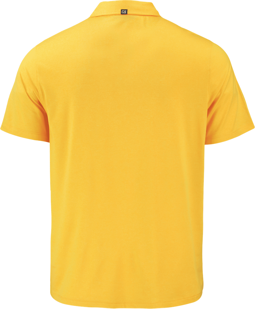 MCK01327 Polo recyclé homme-college gold-dos