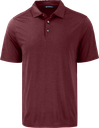 MCK01327 Polo recyclé homme-bordeaux