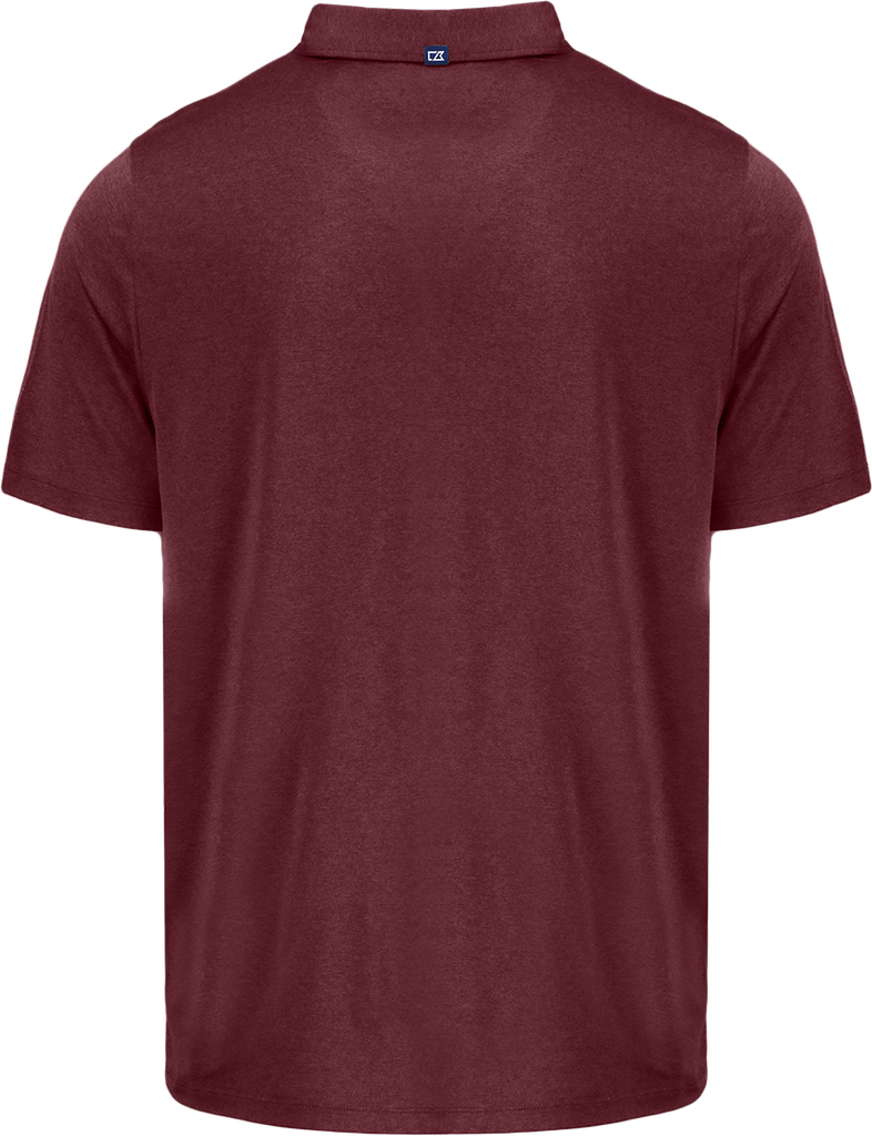 MCK01327 Polo recyclé homme-bordeaux-dos