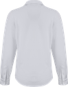LCK00188 Chemise en maille tri-mélange femme-blanc