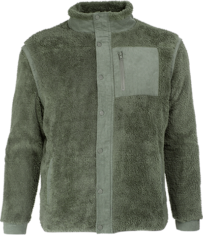 XS440U Manteau en sherpa avec manches amovibles