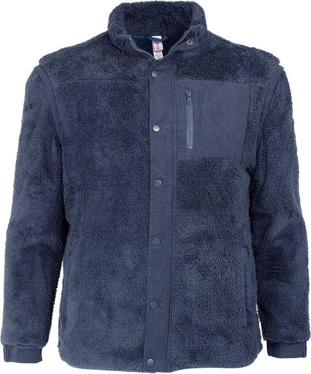 XS440U Manteau en sherpa avec manches amovibles