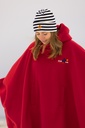 XP9012 Poncho en polar à capuchon