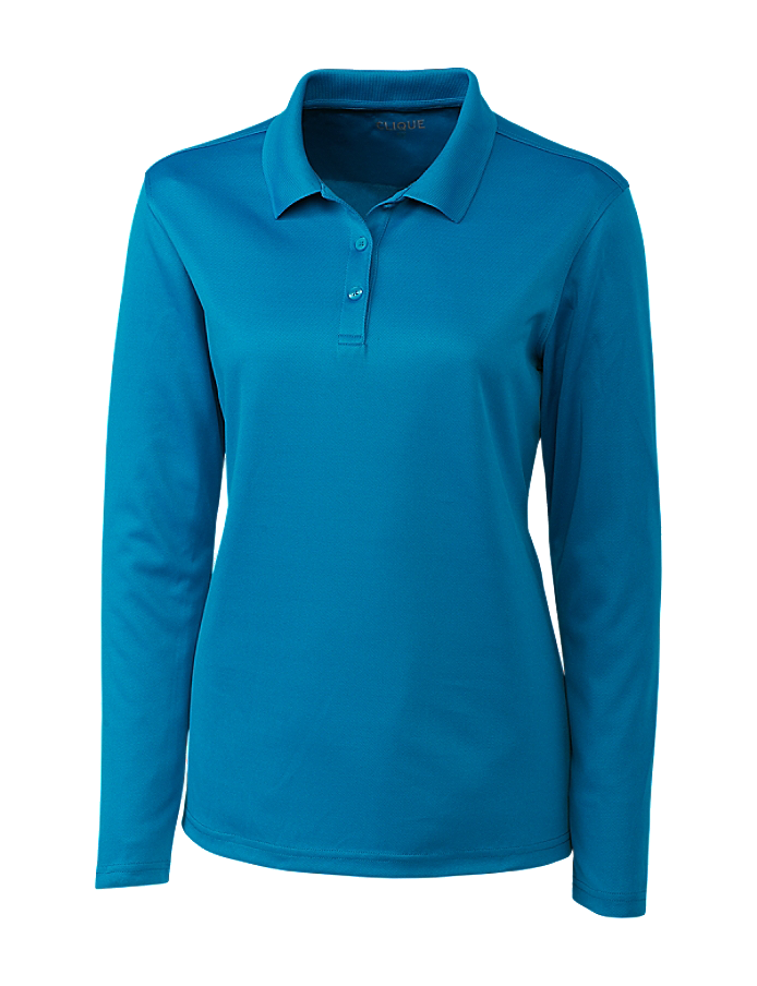 LQK00066 Polo piqué Spin m.l. femme