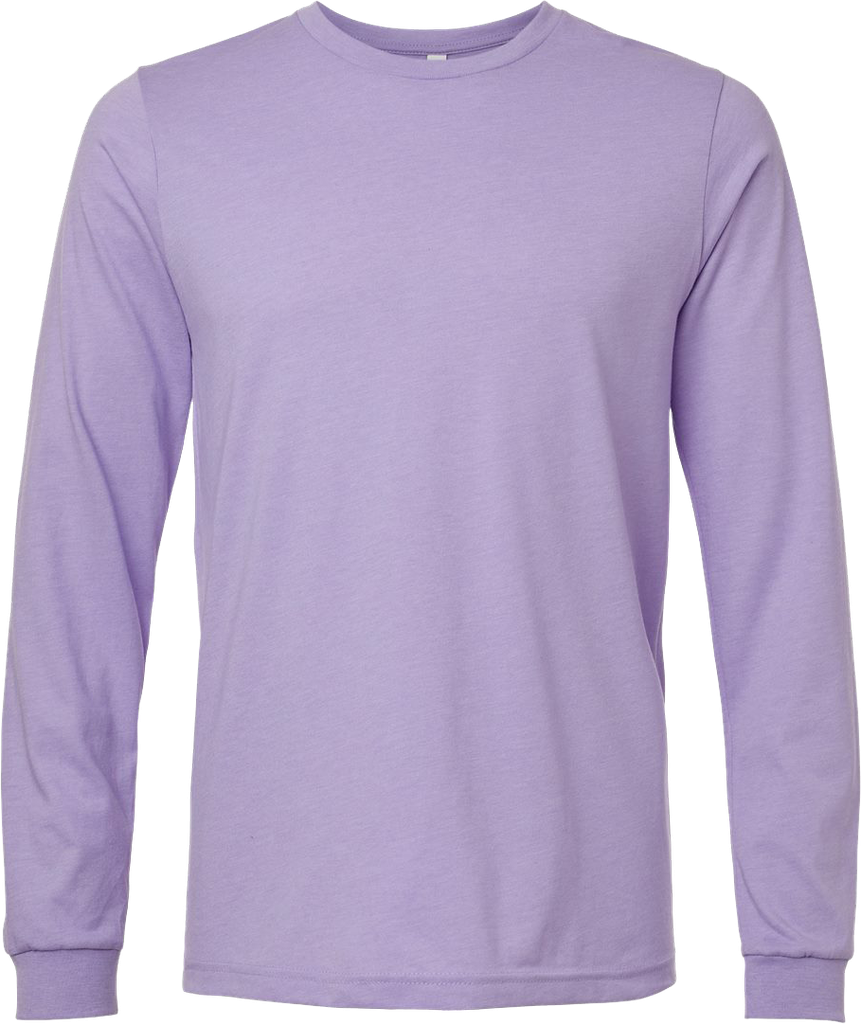 3501CVC T-Shirt cendré manches longues unisexe