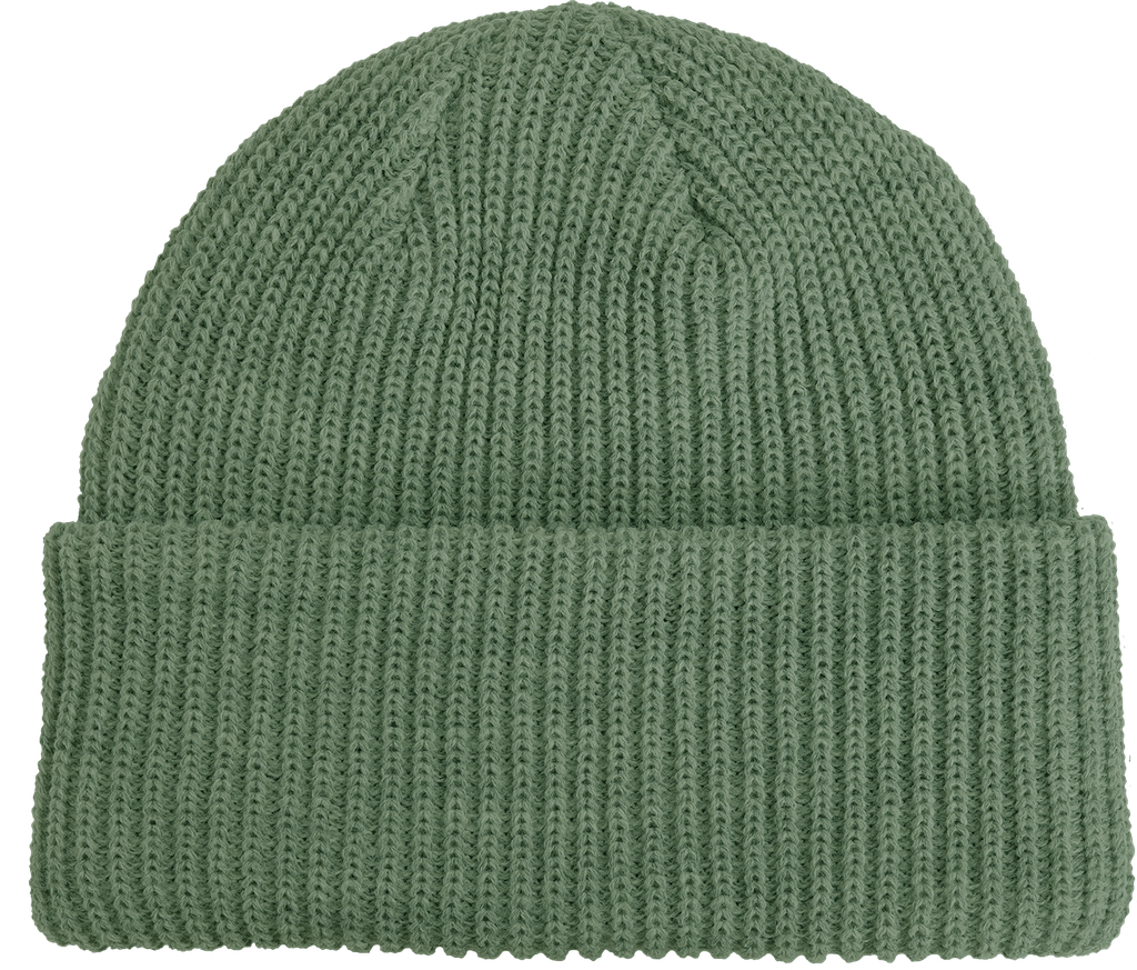 914 Tuque à rebord côtelée