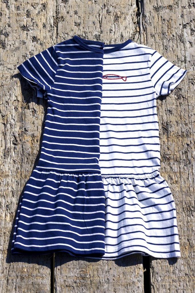 A7600E Robe rayé enfant