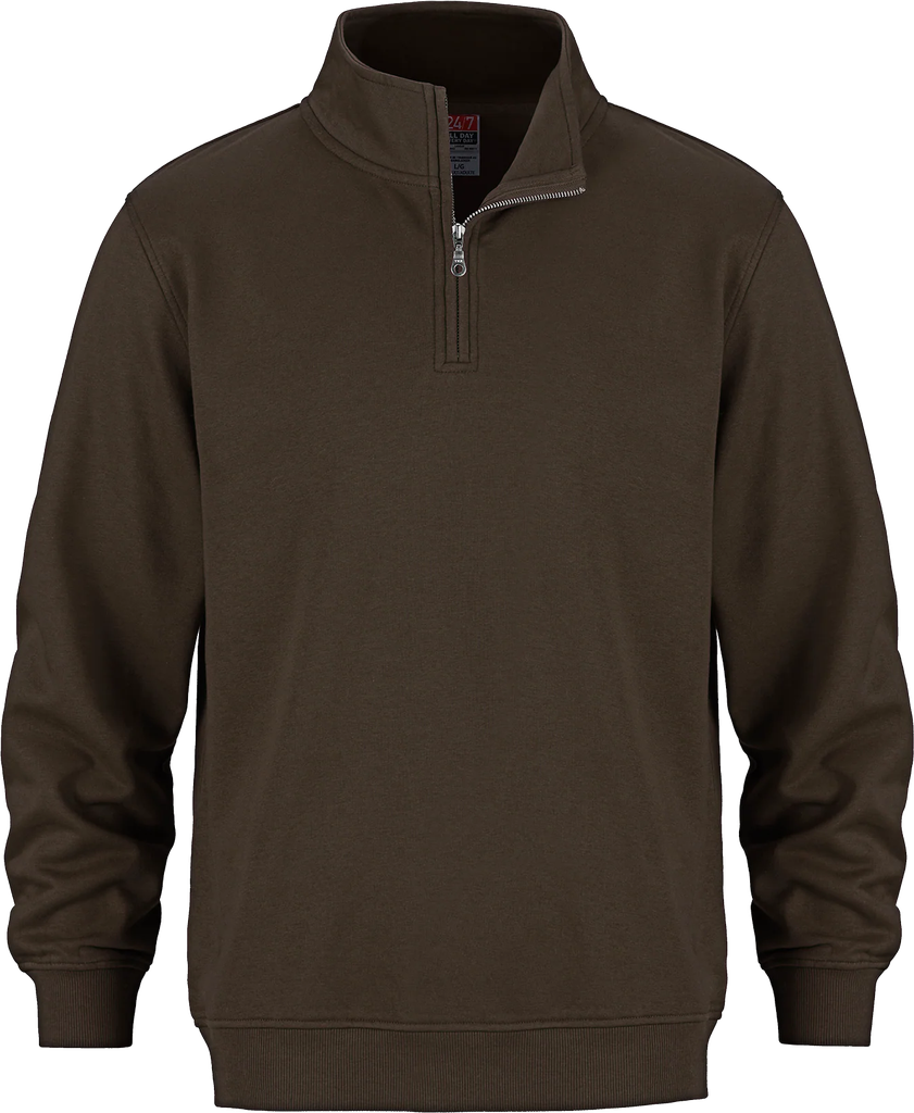 L00545 Chandail 1/4 Zip Molleton