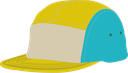 U440E Casquette 5 panneaux enfant en coton