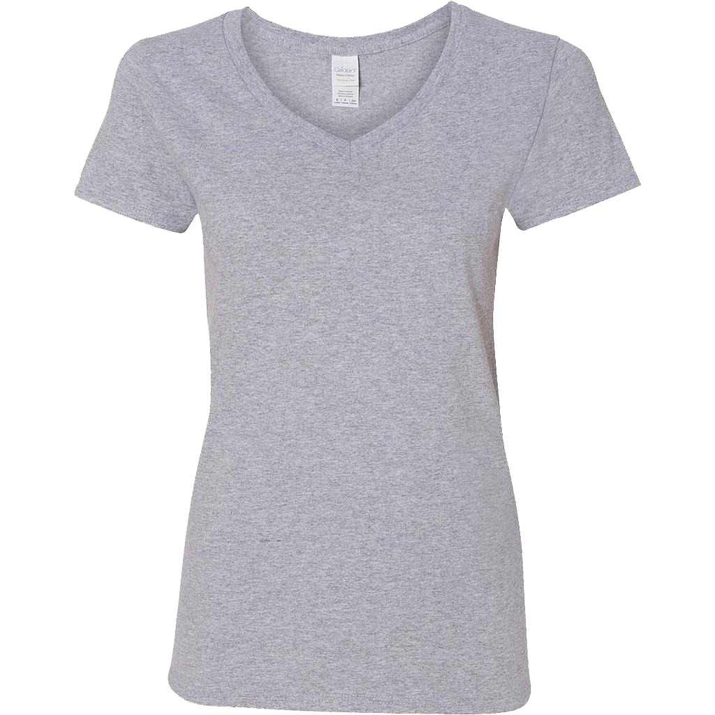 5V00L T-SHIRT COL V FEMME