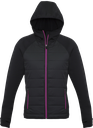 J515L VESTE CAPUCHON HYBRIDE DAME