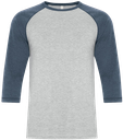 ATC0822 T-SHIRT FILÉ BASEBALL UNISEXE