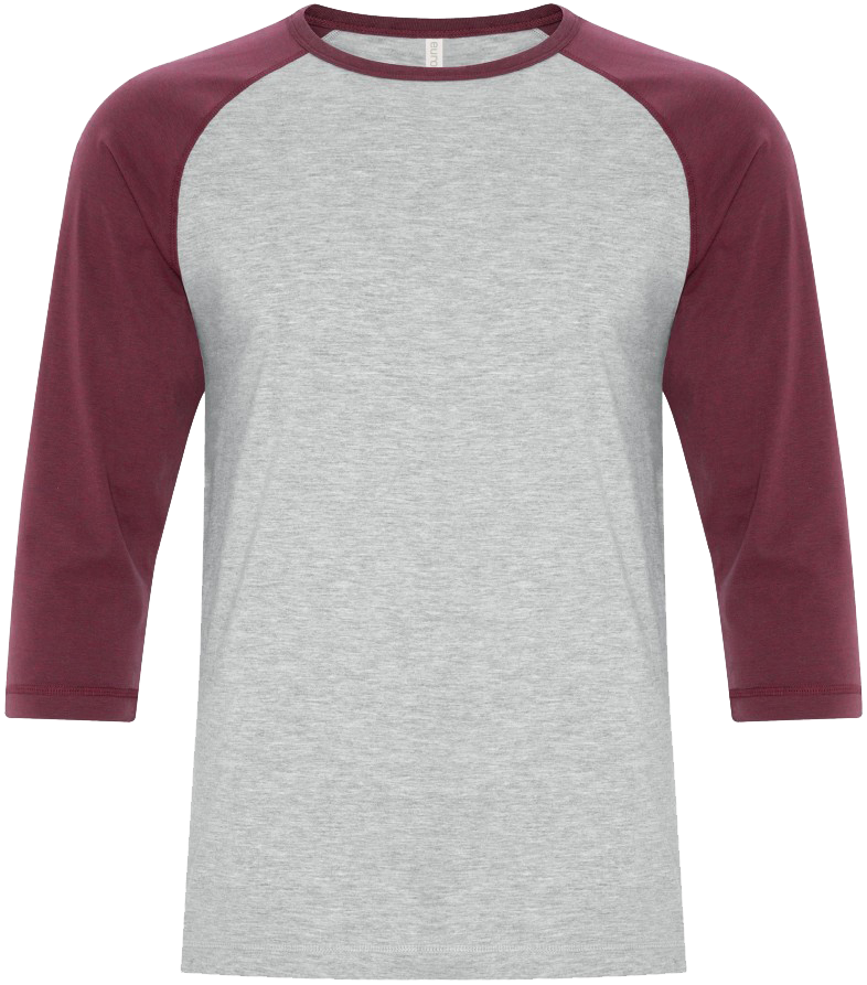 ATC0822 T-SHIRT FILÉ BASEBALL UNISEXE
