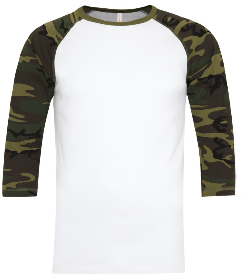 ATC0822 T-SHIRT FILÉ BASEBALL UNISEXE