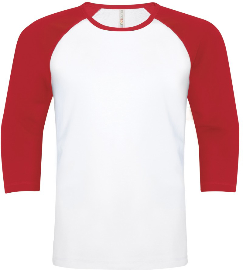 ATC0822 T-SHIRT FILÉ BASEBALL UNISEXE