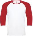 ATC0822 T-SHIRT FILÉ BASEBALL UNISEXE