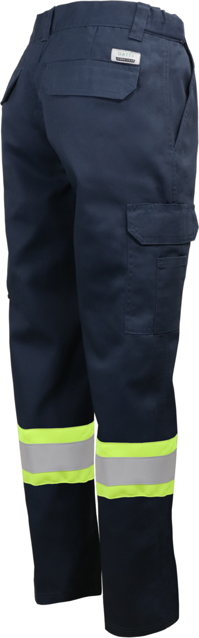 MRB-011X4 Pantalon cargo Hi-Viz