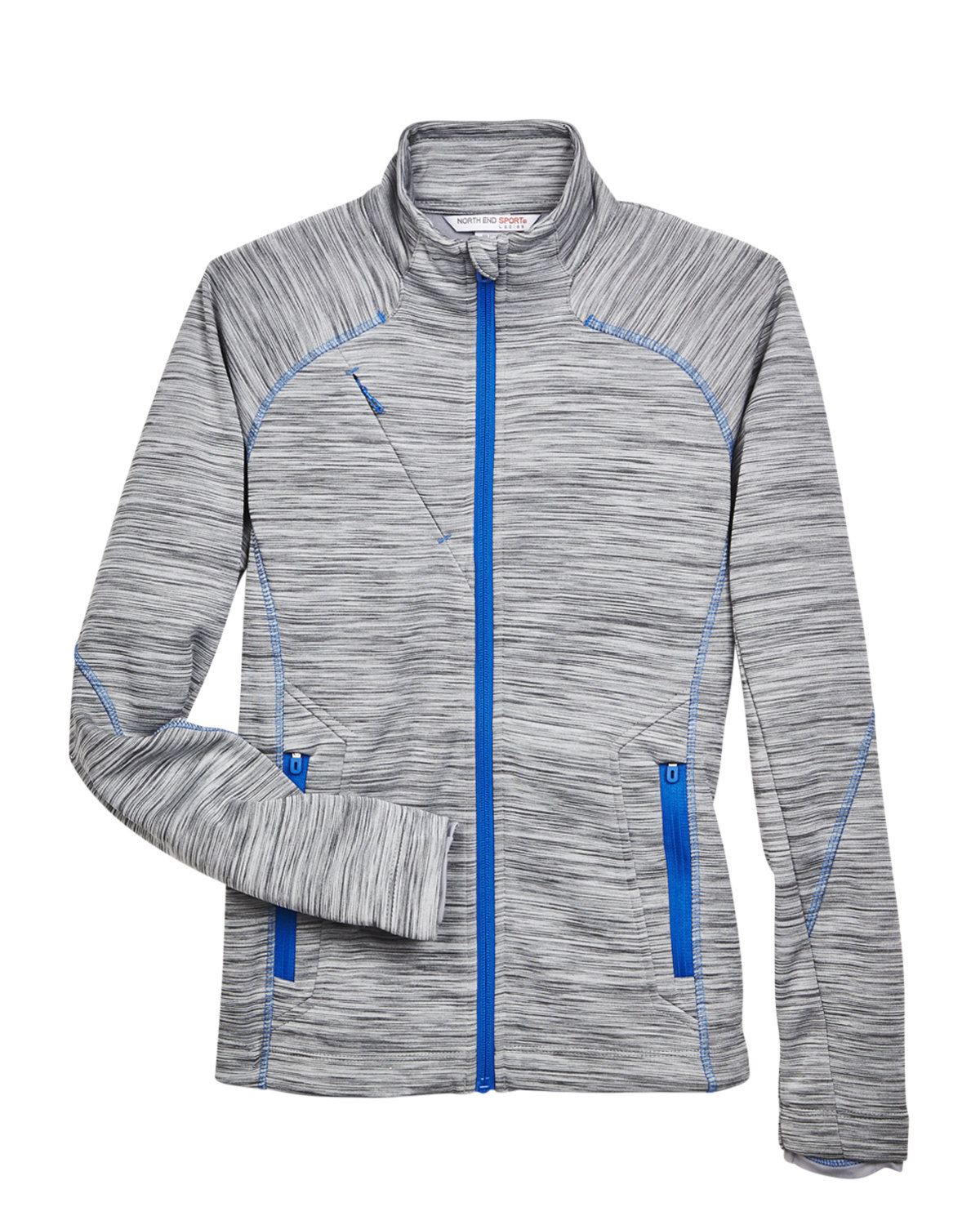 North End® Men's Flux Melange Bonded Fleece Jacket