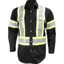 625SX4 Hi-Viz LS Work Shirt with snaps